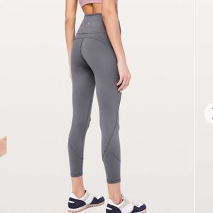 Lululemon Grey 7/8 In Movement Everlux 25”